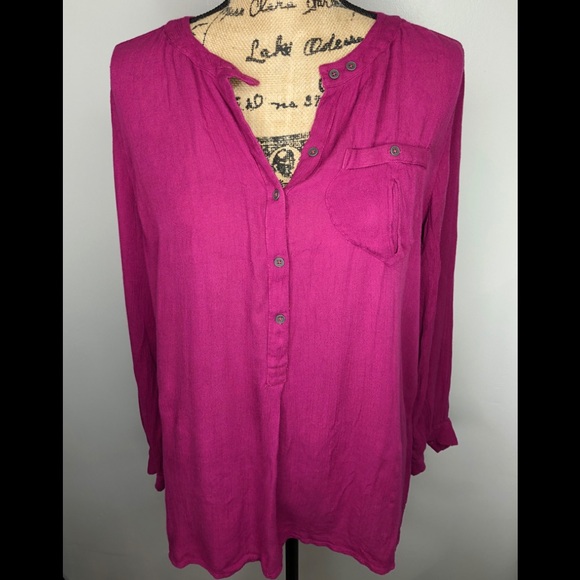 Free People Tops - Free People long sleeve Blouse